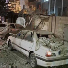 Una foto facilitada por el canal de Telegram del Cuerpo de la Guardia Revolucionaria Islámica (CGRI) muestra un edificio en llamas tras un ataque israelí en Teherán, Irán, el 13 de junio de 2025.