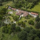 Vista aérea de la vivienda que ha comprado Julio Iglesias en Piñor (Ourense).
