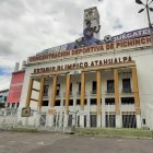 La fachada exterior del Estadio Olímpico Atahualpa, ubicado en Quito.