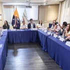 El presidente Daniel Noboa se reunió con los prefectos del país una vez que Paola Pabón dejó la presidencia del Congope.