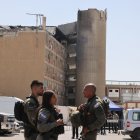 El complejo hospitalario Soroka dañado después de ser alcanzado por un misil disparado desde Irán, en Beer Sheva, Israel, el 19 de junio de 2025.