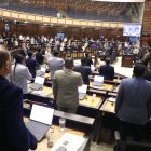 El oficialismo en la Asamblea logró la aprobación de la Ley de Inteligencia con apenas 77 votos.