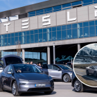 Cybertrucks almacenados al aire libre, una muestra del exceso de inventario que enfrenta Tesla