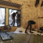 Vista de los destrozos causados por un ataque iraní en Haifa (Israel), este viernes 20 de junio de 2025.