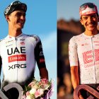 Isaac del Toro y Richard Carapaz se subieron al podio del Giro de Italia 2025.