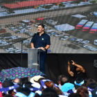 Aquiles Álvarez, este 23 de junio, en su informe del segundo año de gestión.