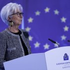 Proyecciones. La presidenta del Banco Central Europeo, Christine Lagarde, evalúa escenarios posibles.