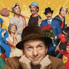 Pablo Cruz interpreta a Chespirito junto a Margarita Ruiz, basada en Florinda Meza, en la serie que revela romances y conflictos tras bastidores.