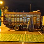 La droga estaba camuflada en bloques de madera tipo balsa y era transportada en un camión