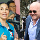 Luisa González y Diego Borja fueron señalados de presunta infracción electoral.