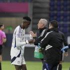 Jorge Célico, director técnico de Emelec, en el partido contra Universidad Católica.