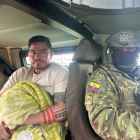 Daniel y Noé Salcedo fueron trasladados bajo fuerte resguardo militar desde Riobamba a Quito.