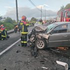 Un accidente de tránsito se registró en la av. Simón Bolívar, sector de La Argelia, al sur de Quito