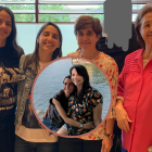 María José junto a su esposa Ángela, su mamá y su abuela.