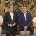 Daniel Noboa se reúne en Sevilla con Fundación Cajasol y empresarios para impulsar inversión estratégica