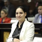 La asambleísta Mireya Pazmiño anunció el 27 de junio un proceso de fiscalización en Las Naves por el conflicto en torno a un proyecto minero