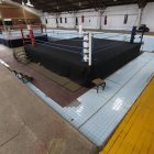 Así luce el interior del gimnasio de boxeo de San Roque, donde entrenan un centenar de deportistas.