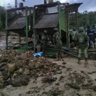 El Ejército decomisó maquinaria pesada, combustible y clasificadoras ilegales durante los operativos en la Amazonía