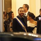 Fotografía de archivo del presidente de El Salvador, Nayib Bukele, en San Salvador.