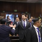 El presidente de la Asamblea Nacional, el oficialista Niels Olsen.