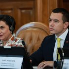 Daniel Noboa sostuvo una reunión con el Procurador Nacional Antimafia y Antiterrorismo de Italia, Giovanni Melillo.