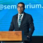 Rommel Aguilar, director ejecutivo de la Arconel, informó sobre el aumento de las tarifas en un evento realizado en Quito.