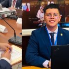 Asambleísta de ADN es cuestionado por dibujar mientras se desarrolla una sesión en la Comisión de Transparencia del Legislativo.