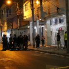 Personal de Criminalística llegó hasta las calles Calixto Romero y Lavayen, en el centro de Guayaquil, para recabar indicios sobre el deceso.