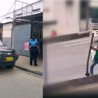 Roban postes metálicos del Segundo Puente en Guayaquil y los llevan a recicladora