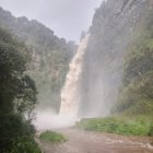 La cascada Condor Machay incremento de caudal de agua por las lluvias registradas en los últimos días. (cortesía)