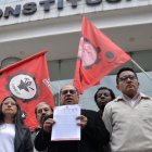 Dirigentes del FUT y UNE presentaron una demanda de inconstitucionalidad en contra de la Ley de Inteligencia en la Corte Constitucional.