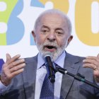 El presidente de Brasil, Luis Inácio Lula da Silva en el hotel Fairmont de Copacabana, Río de Janeiro (Brasil).