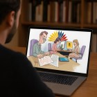 El legislador Dominique Serrano fue cuestionado por dibujar en una sesión.