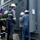 Los trabajos que se realizan en la central Esmeraldas III, la cual debe aportar 91 MW al Sistema Nacional Interconectado.