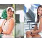 Con su visera blanca de la suerte, la española dejó huella en su paso por Ecuador.