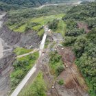 El frente de la erosión regresiva del río Coca se encuentra a la altura del río Loco.