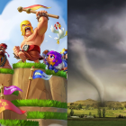 El término Supercell designa tanto a un fenómeno meteorológico violento como a una exitosa firma de videojuegos