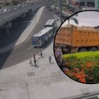 Moradores denuncian cruce de vehículos pesados.