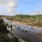 Fotografía del río Guadalupe este martes el 8 de julio de 2025,  en Kerville (Estados Unidos).