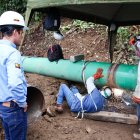 Petroecuador construye una variante del SOTE para restablecer el transporte de crudo.