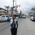 Durán. El pasado 8 de julio, los agentes de la ATD estuvieron más visibles en las calles, mientras la policía realizaba recorridos.