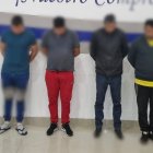 Los cuatro detenidos son de nacionalidad ecuatoriana. Uno tiene antecedentes penales.