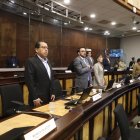 Roque Ordóñez (derecha) y Patricia Núñez, asambleístas del correísmo, apoyaron proyecto de Santiago Ordóñez.