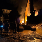 El Ejército destruyó maquinaria pesada utilizada por mineros ilegales en un campamento clandestino en el sector TUBURO