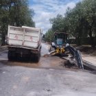Situación. El hundimiento se formó en la Av. Manuel Córdova Galarza.