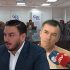 La veeduría ciudadana, coordinada por Hugo Arteaga (d), está a la espera de una respuesta del presidente del CPCCS, Andrés Fantoni.