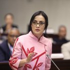 La legisladora del correísmo Viviana Veloz respondió a Nathaly Morillo, en medio del debate de la Ley de Áreas Protegidas.