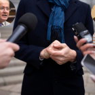 Foto representativa de presidentes de organizaciones políticas de Ecuador: Alfredo Serrano, Giovanni Atarihuana, Mauricio Rodas y Analía Ledesma.