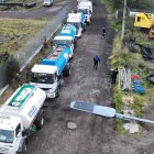 Este 13 de julio de 2025, 60 tanqueros distribuyen agua en el sur de Quito.