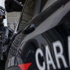 Un carabinero italiano del "Equipo de Primera Intervención" (API).